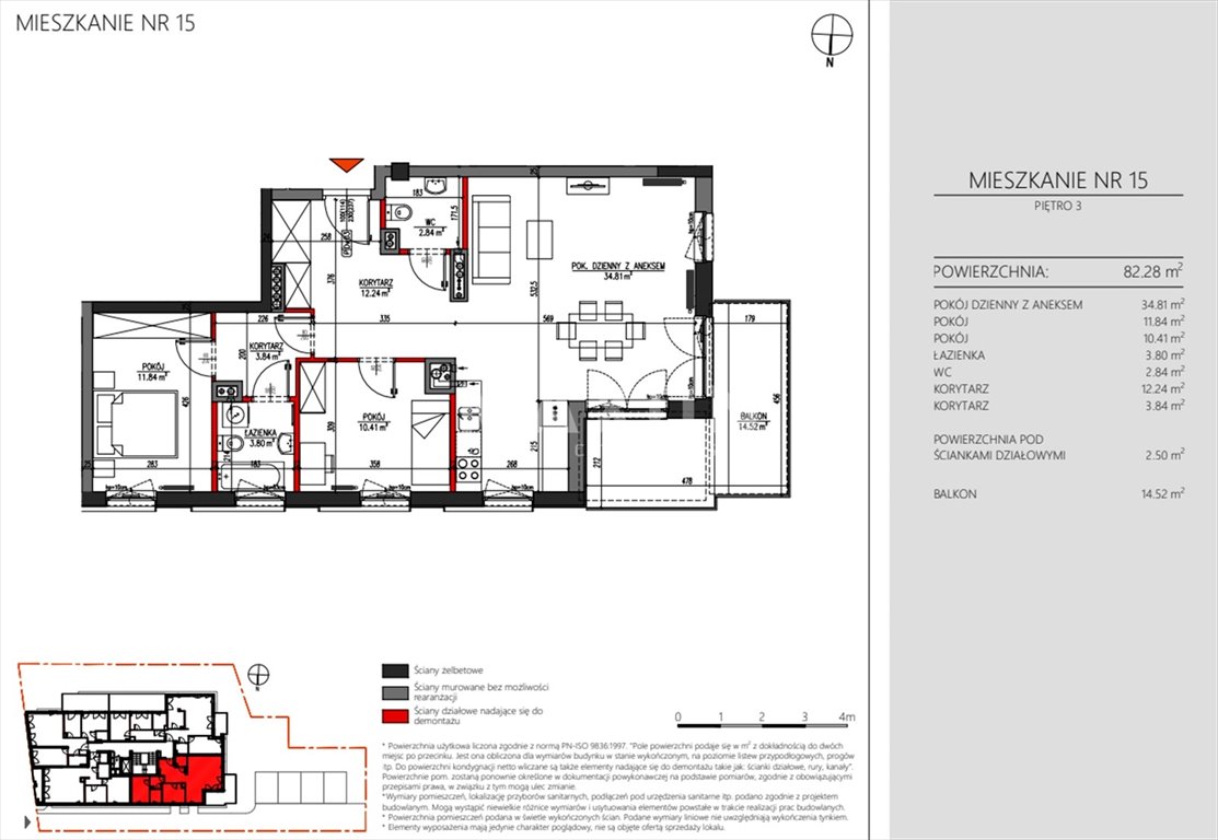 Mieszkanie trzypokojowe na sprzedaż Warszawa, Mokotów, ul. Podchorążych  82m2 Foto 14