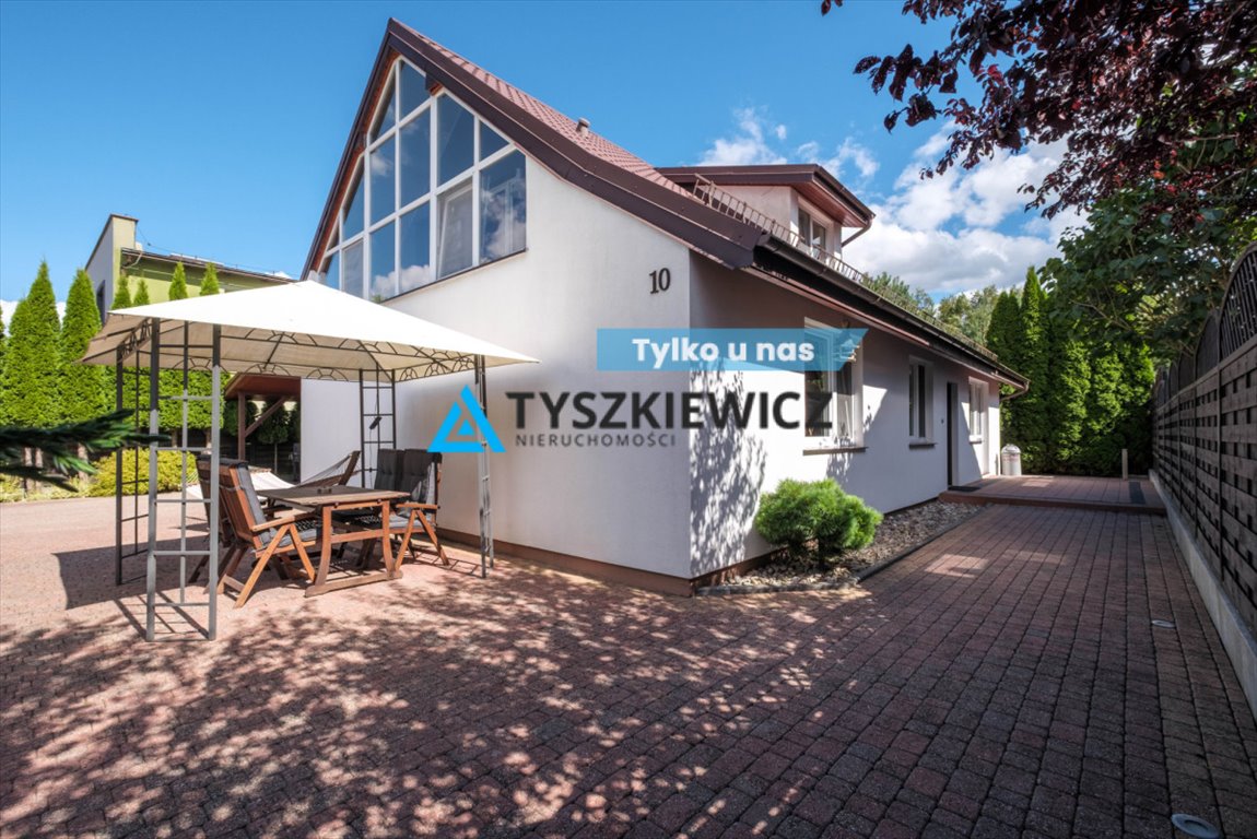 Designerski dom 155 m² z tarasem i balkonem w Luzinie Luzino, Prosta  155m2 Foto 1