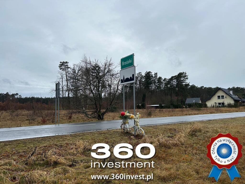 Atrakcyjna działka 2337 m² z WZ pod dom w Brzózkach Brzózki  2 337m2 Foto 1