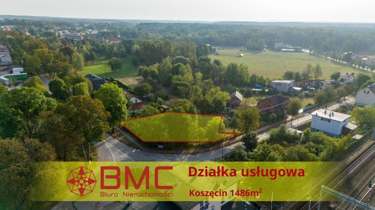 Działka przemysłowo-handlowa na sprzedaż Koszęcin, Dworcowa  1 486m2 Foto 1