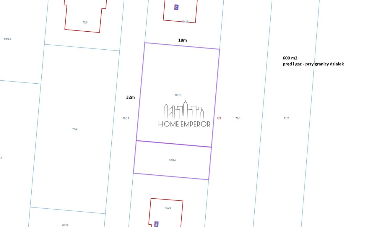 Działka pod zabudowę bliźniaczą z mediami, 600 m2, Piastów Piastów, Leopolda Lisa Kuli  600m2 Foto 1