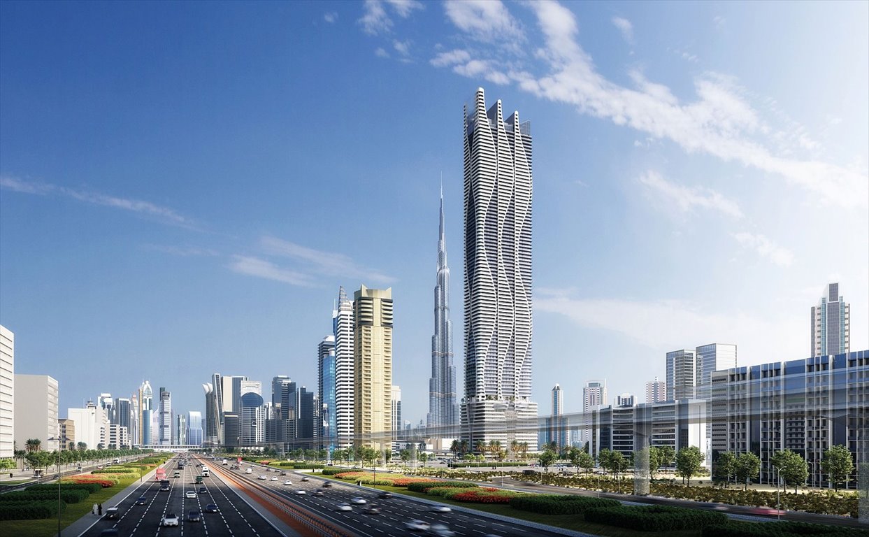 Luksusowy apartament z widokiem na Burj Khalifa w Dubaju Zjednoczone Emiraty Arabskie, Business Bay, Business Bay, Business Bay, Dubaj  70m2 Foto 1