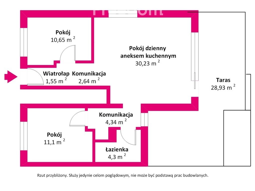 Mieszkanie trzypokojowe na sprzedaż Ostróda, Romualda Traugutta  65m2 Foto 15