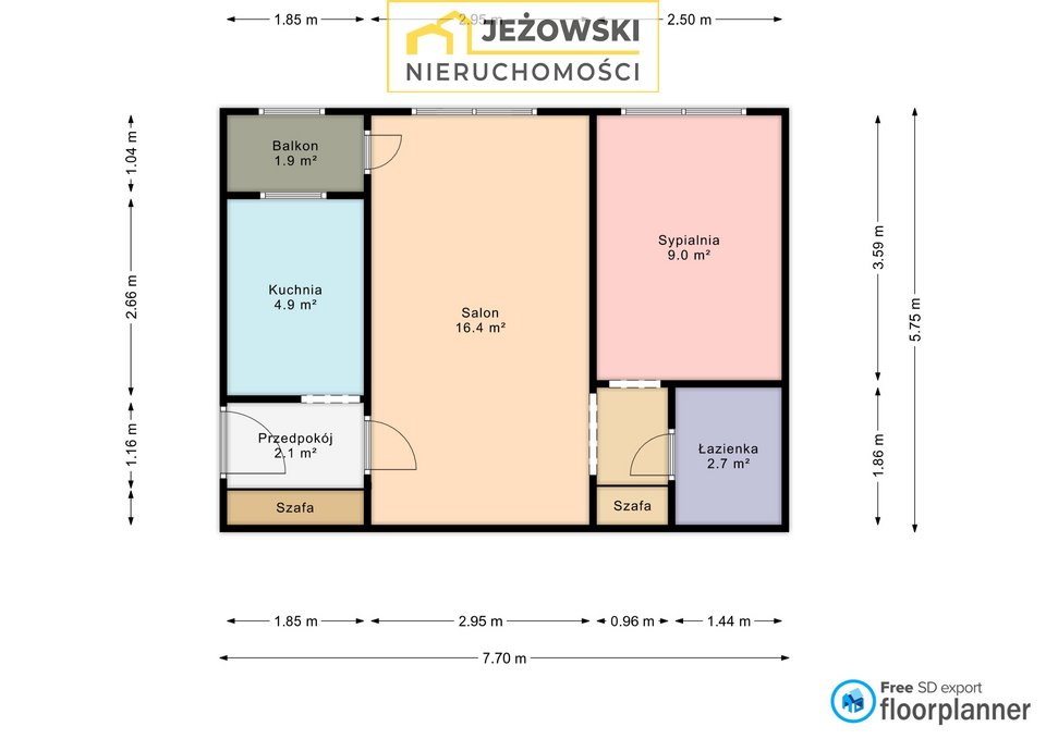 Mieszkanie dwupokojowe na sprzedaż Puławy, Franciszka Karpińskiego  38m2 Foto 8