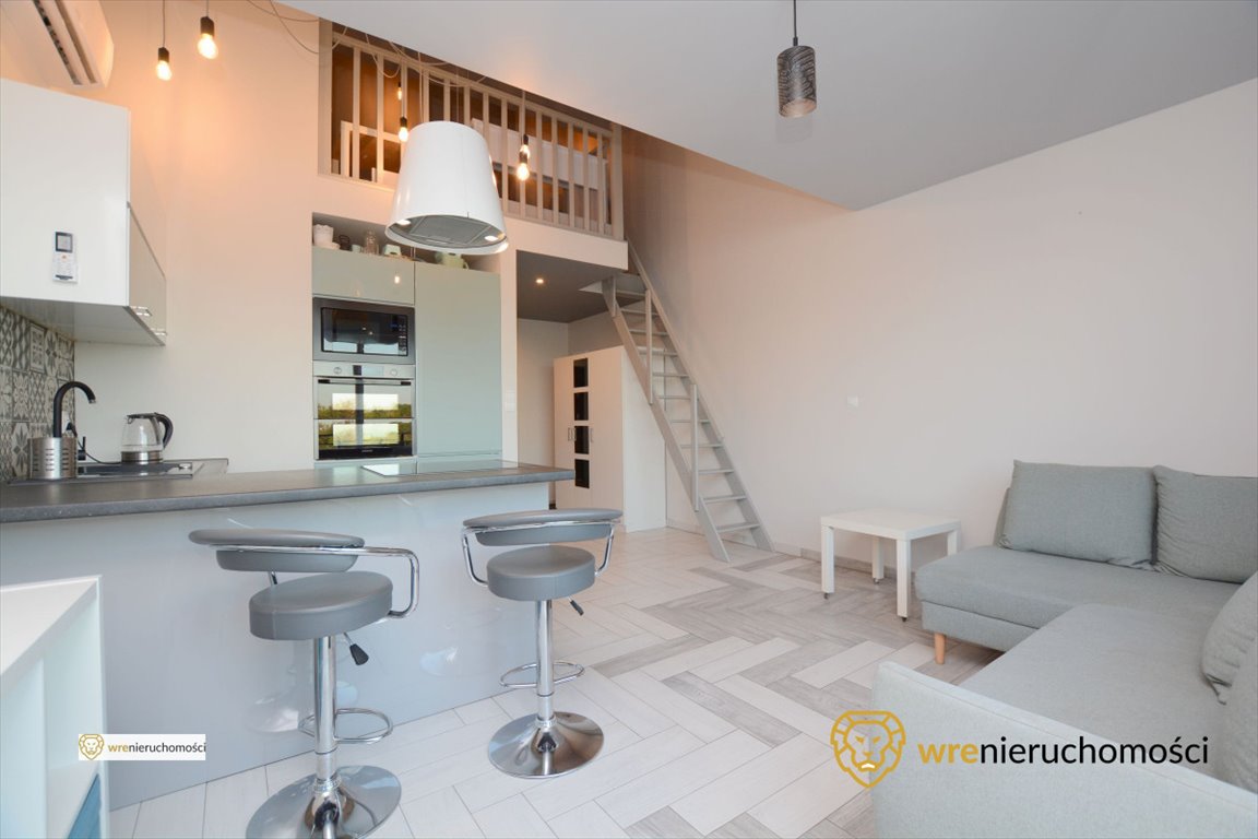Wynajmę funkcjonalne 40 m² mieszkanie z antresolą w Jagodno Wrocław, Jagodno, Buforowa  40m2 Foto 1