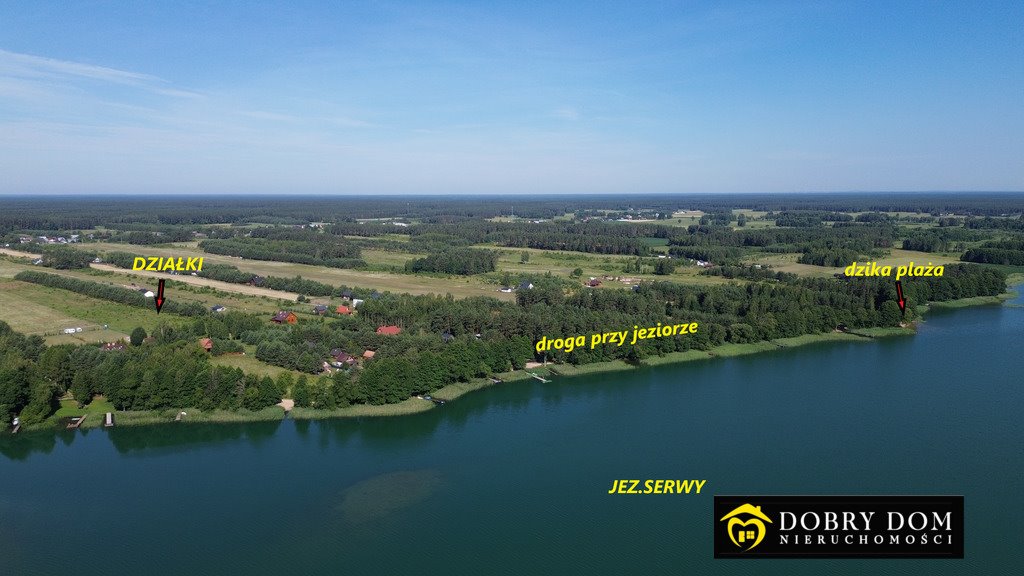 Działka budowlana na sprzedaż Serwy  1 208m2 Foto 6