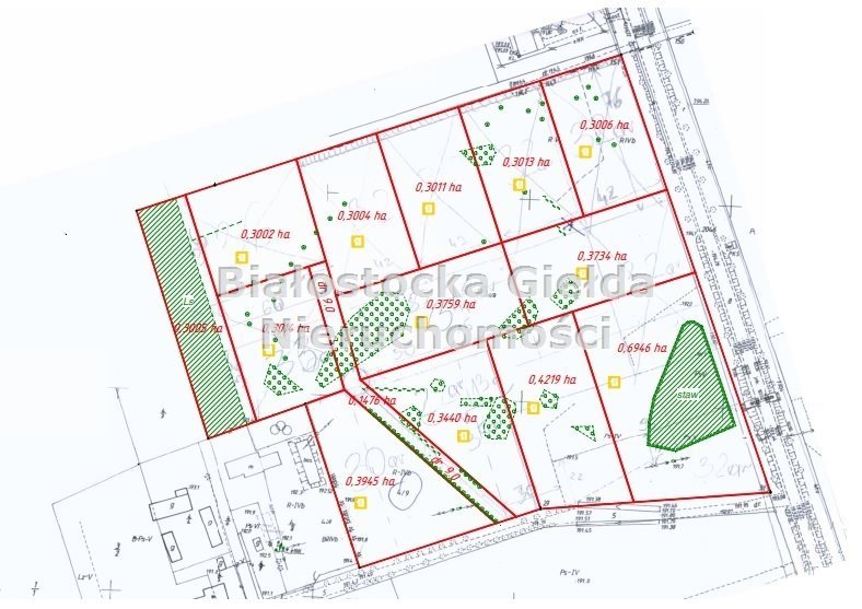 Działki pod domy w Dziewiczym Ługu, 3000 m², 33 zł/m² Słójka, Dziewiczy Ług  3 000m2 Foto 1