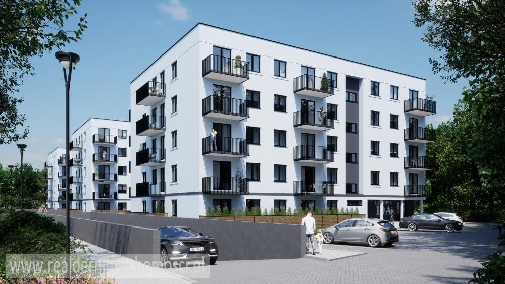 Nowoczesne mieszkanie 45,76 m² z balkonem w Ludowa Park Zielona Góra, Centrum  46m2 Foto 1