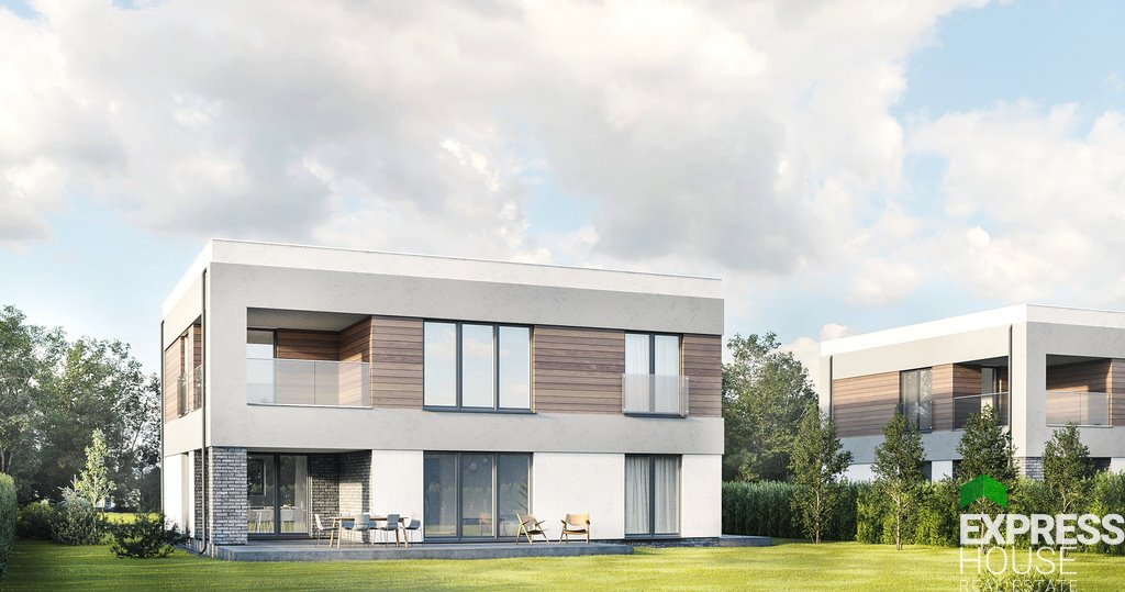 Nowoczesny dom 218 m2 z tarasem, garażem i lasem w pobliżu Ciasne, Choinkowa  218m2 Foto 1