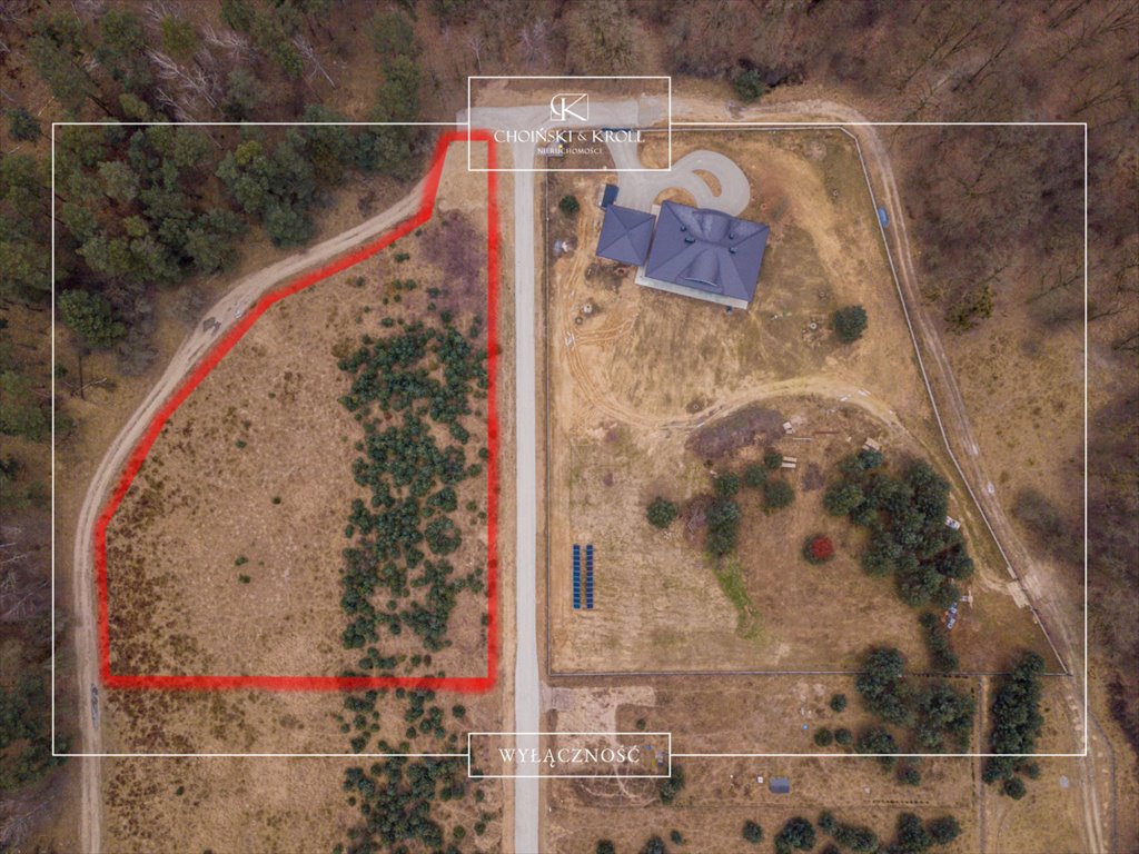 Polecam działkę 7417 m² z lasem i możliwością zabudowy Dębogóra  7 417m2 Foto 1