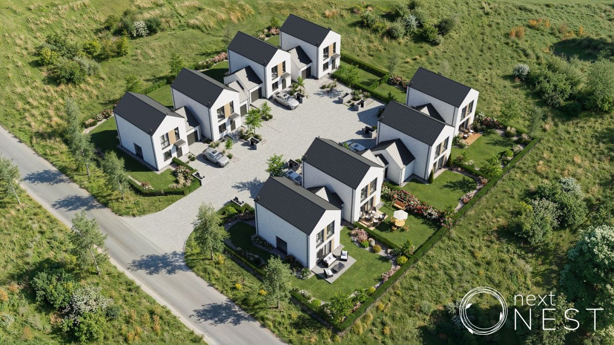 Dom bliźniak z garażem i 96 m2 w Głoskowie Głosków, Mazurka  97m2 Foto 1