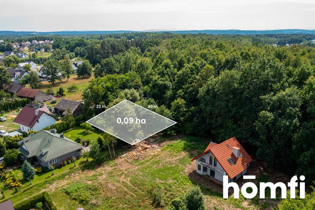 Urokliwa działka 900 m2 w Borku, las, media, szybki dojazd Borek  900m2 Foto 1