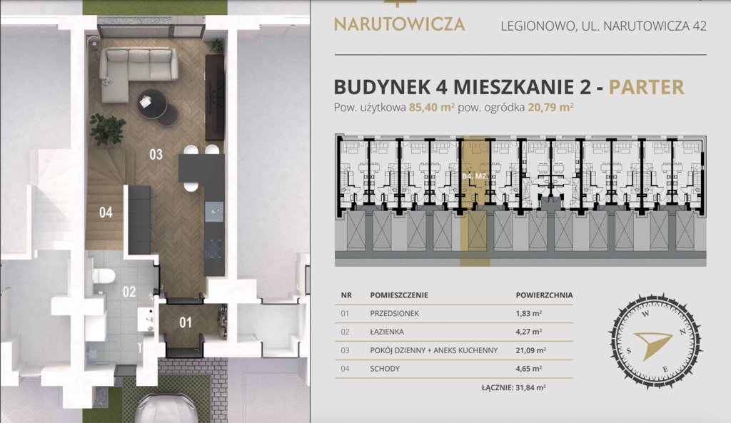 Dom na sprzedaż Legionowo, Gabriela Narutowicza  85m2 Foto 7