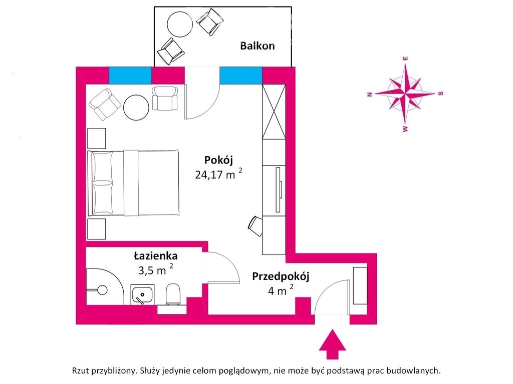 Kawalerka na sprzedaż Kołobrzeg, Tadeusza Kościuszki  32m2 Foto 4