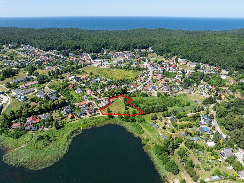 Inwestycyjne działki nad jeziorem Wisełka - 4154 m². Wisełka  4 154m2 Foto 1