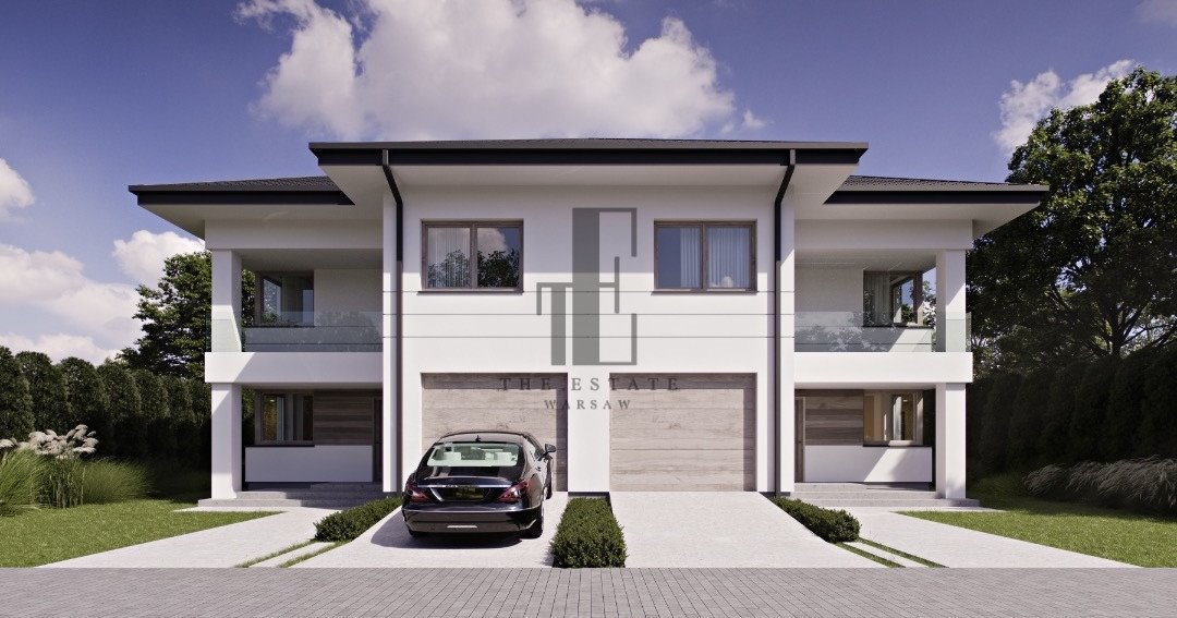 Nowoczesny bliźniak 167 m² z poddaszem i wysokim standardem Wiązowna  257m2 Foto 1
