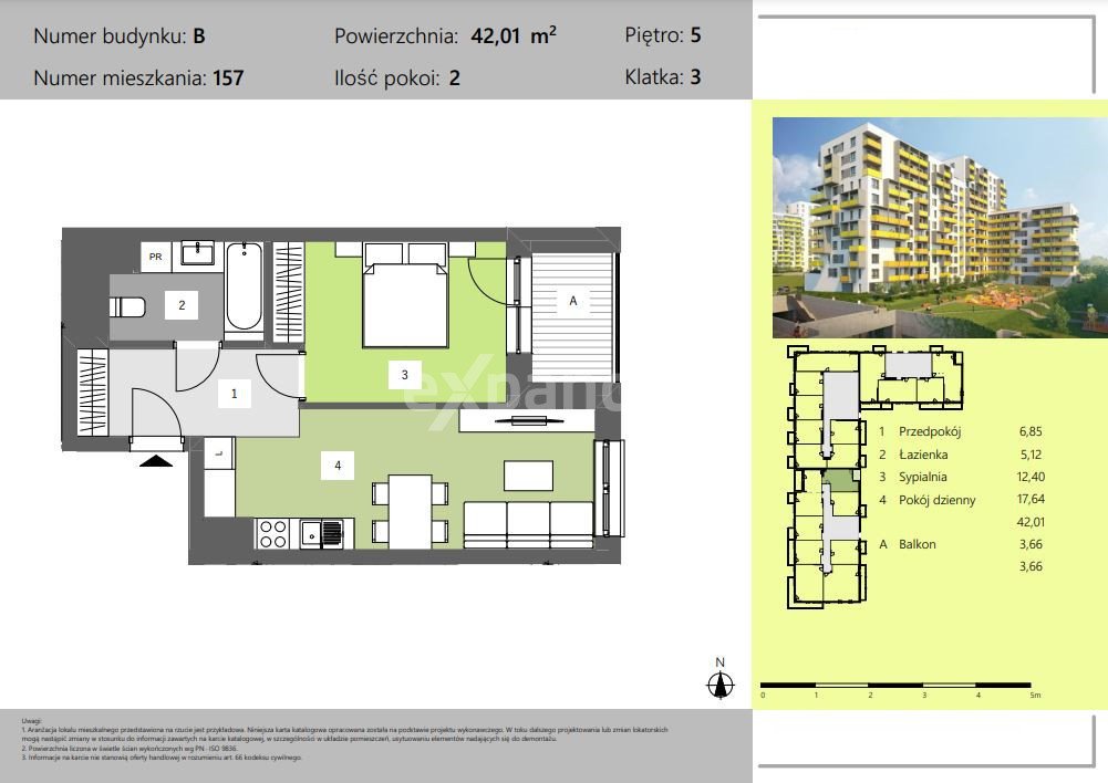 Mieszkanie dwupokojowe na sprzedaż Rzeszów, Dworzysko, Technologiczna  42m2 Foto 7