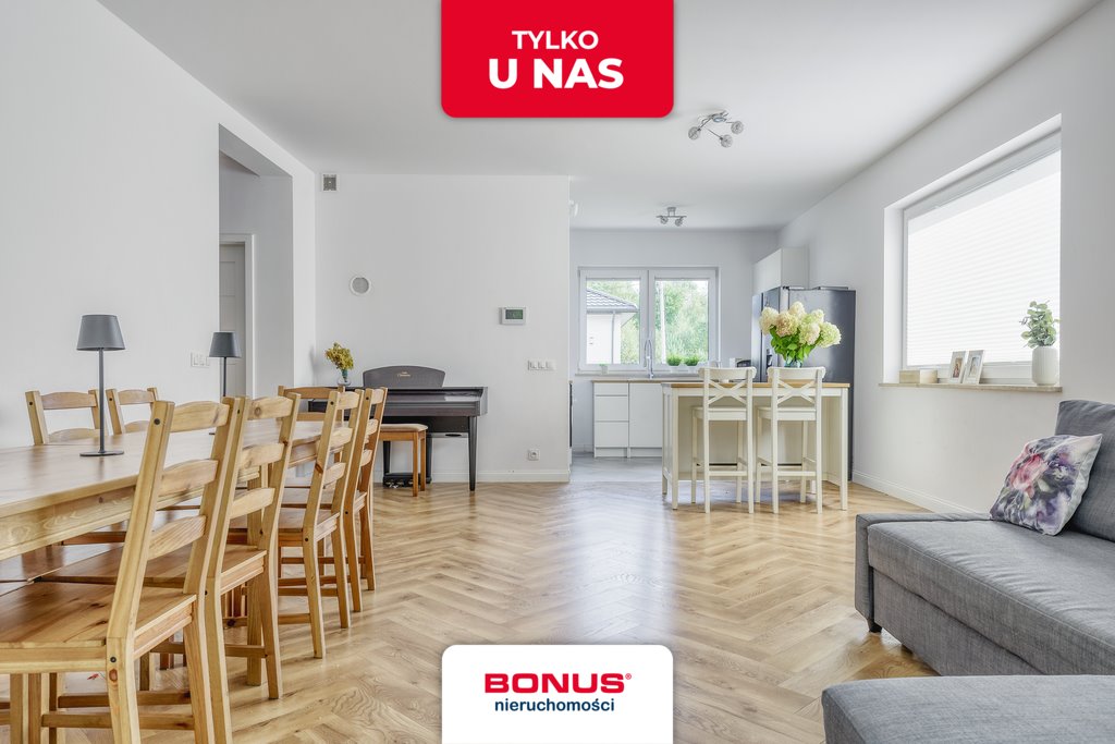 Nowoczesny dom 101 m² z ogrzewaniem pompą ciepła i lasem Zamienie, Łąkowa  101m2 Foto 1