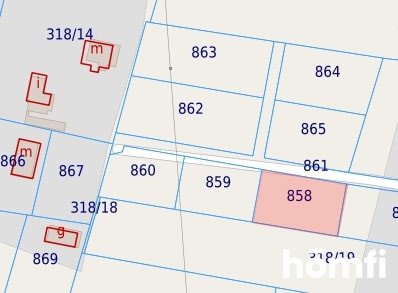 Działka budowlana 1227 m2 w Ryczówku – idealna pod dom Ryczówek, Laski  1 227m2 Foto 1