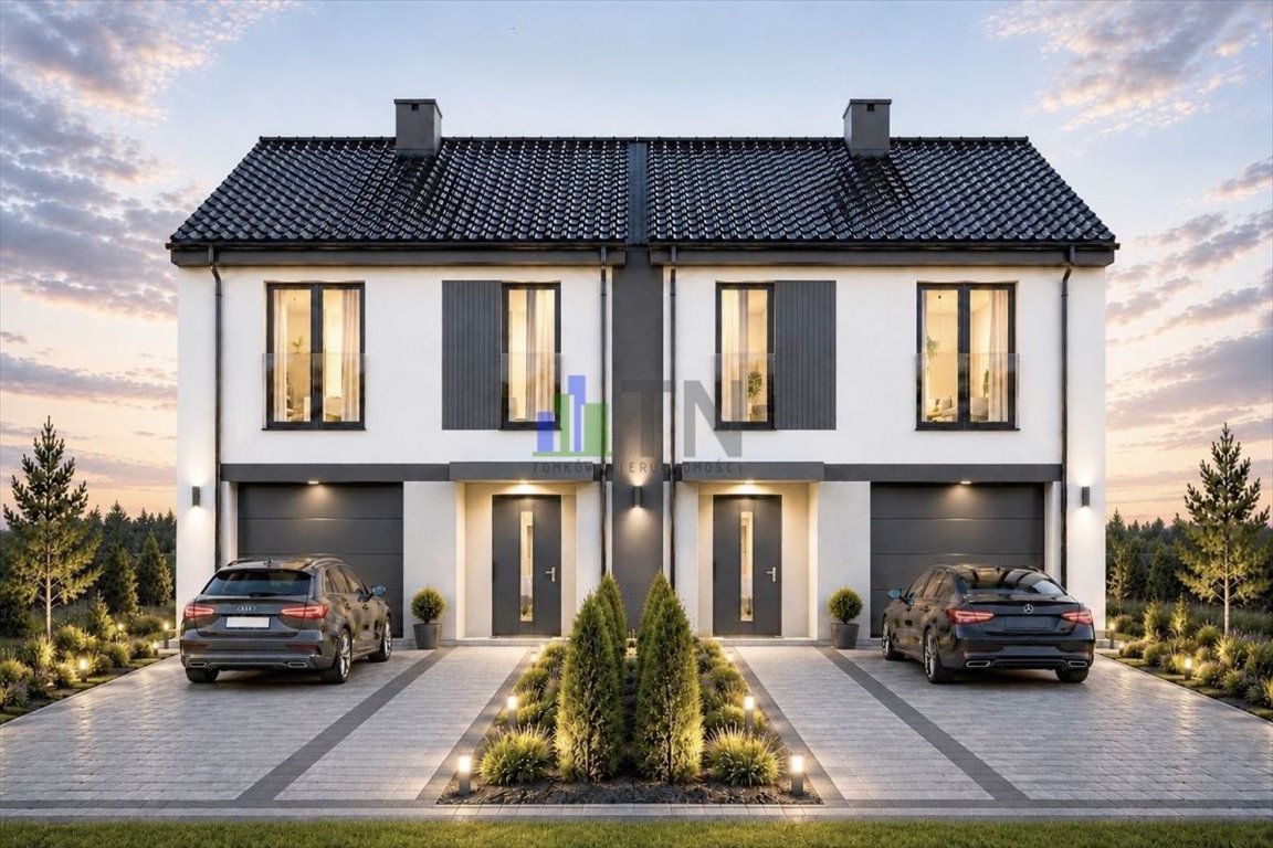 Zapraszam do obejrzenia nowoczesnego bliźniaka z garażem i ogrodem Miłoszyce  104m2 Foto 1