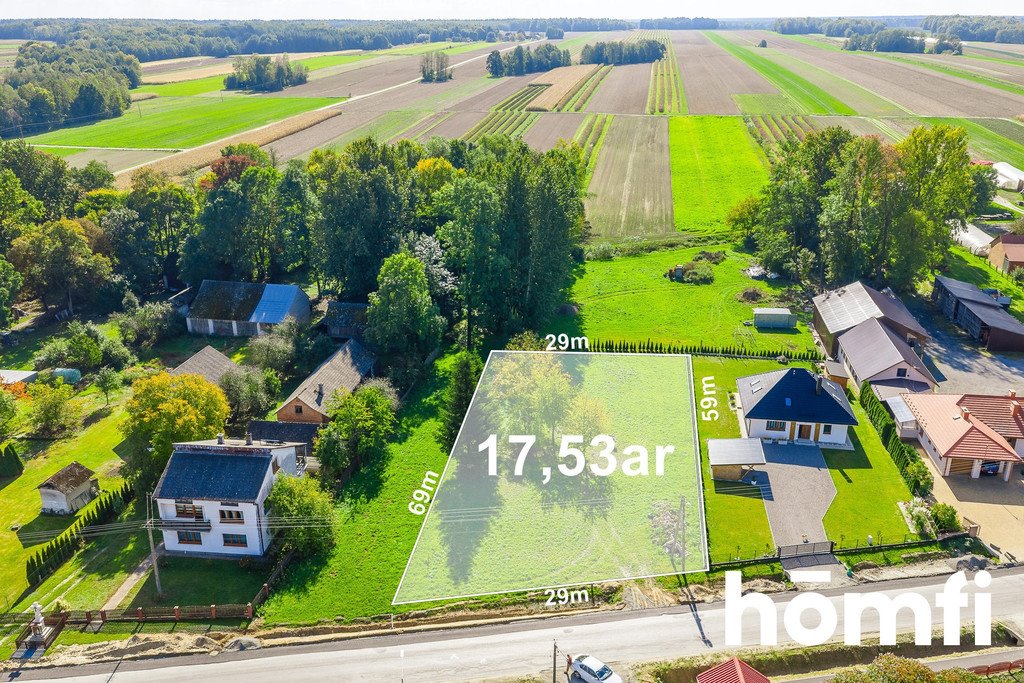 Działka budowlana 17,53 ar z mediami i dobrą komunikacją Różaniec, Różaniec Pierwszy  1 753m2 Foto 1