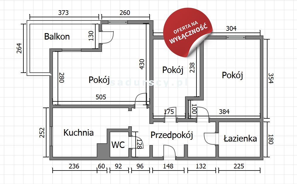 Mieszkanie trzypokojowe na sprzedaż Kraków, Prądnik Czerwony, Prądnik Czerwony, ks. Józefa Meiera  67m2 Foto 3