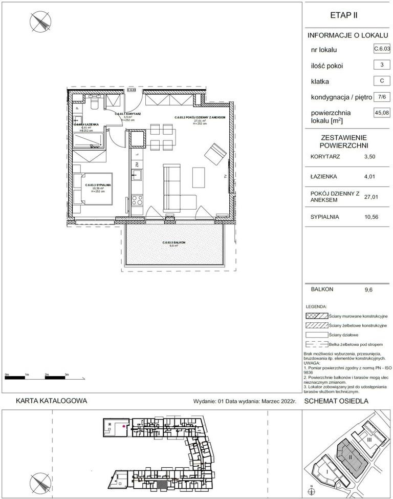 Mieszkanie dwupokojowe na sprzedaż Szczecin, Łasztownia, Celna  45m2 Foto 3