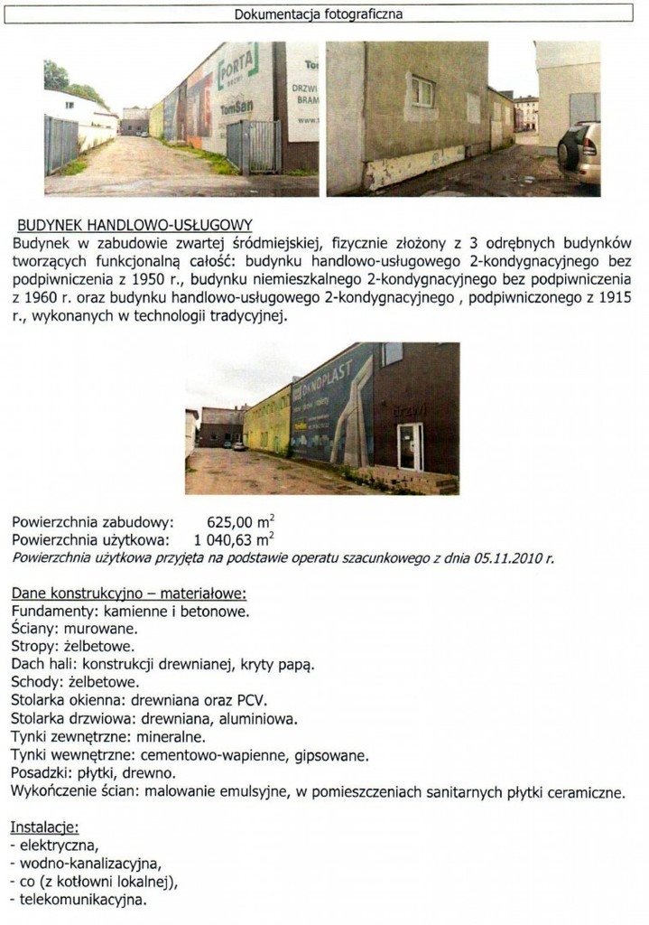 Lokal użytkowy na sprzedaż Słupsk 1 041m2 Foto 1 Lokal użytkowy na sprzedaż Słupsk 1 041m2 Foto 1