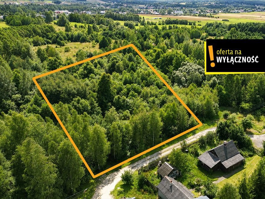 Do sprzedania działka 4460 m² w Makoszynie z lasem Makoszyn  4 460m2 Foto 1