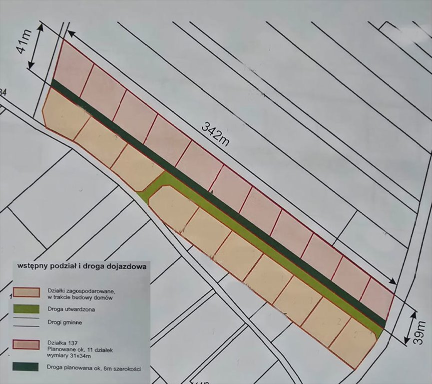 Działka pod zabudowę jednorodzinną 12 692 m², Boleścin Boleścin  12 692m2 Foto 1