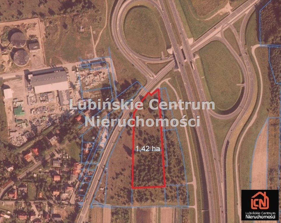 Działka usługowa 1,4 ha z możliwością zabudowy i zjazdem z DK Chróstnik  14 184m2 Foto 1