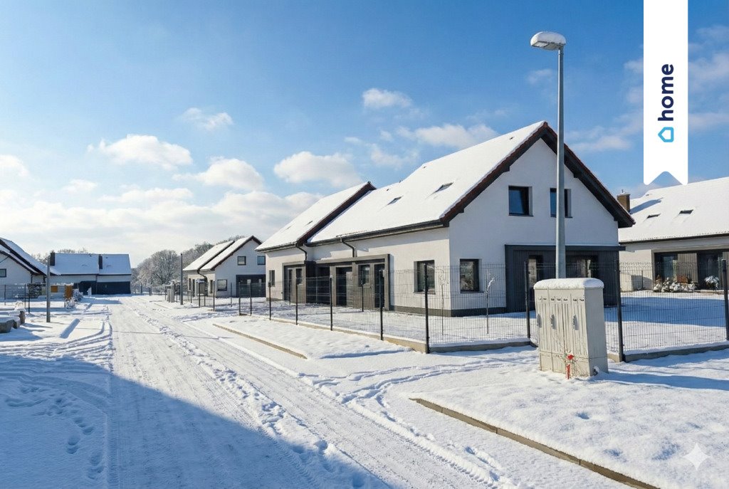 Nowoczesny dom bliźniak w Wiszni Małej, 157 m2, indywidualna aranżacja Wisznia Mała, Szkolna  157m2 Foto 1