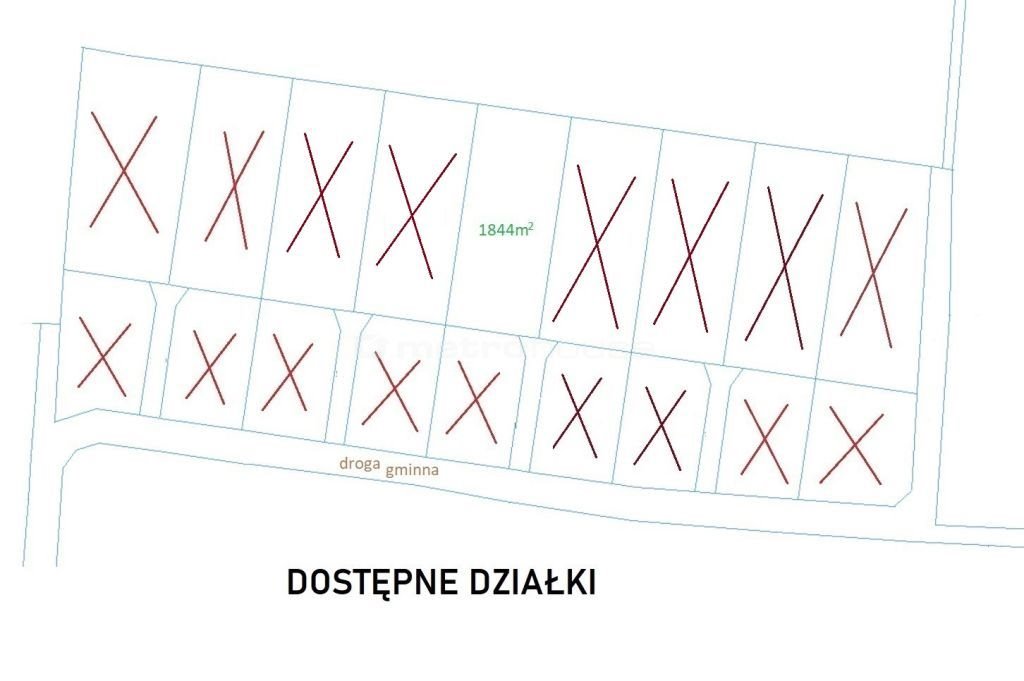 Działka budowlana na sprzedaż Bronisin Dworski, Kwiatów Polskich  1 832m2 Foto 2