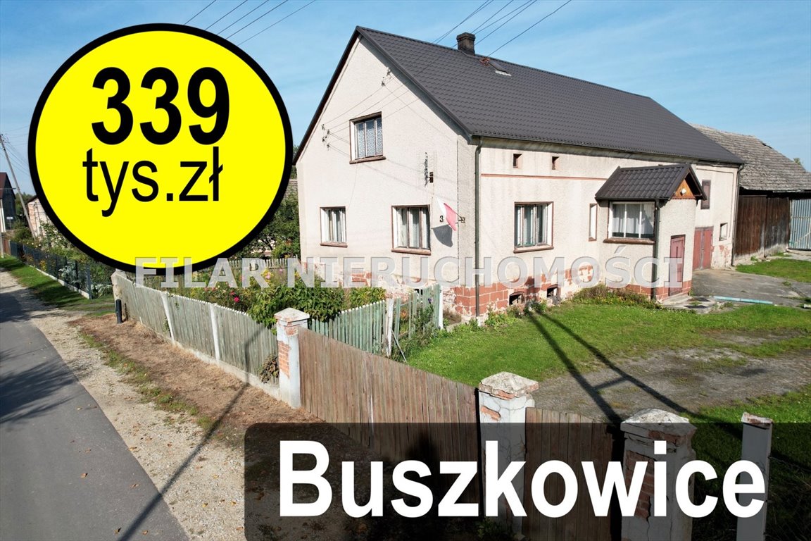 Na sprzedaż dom z potencjałem i budynkami gospodarczymi w Buszkowicach Buszkowice  250m2 Foto 1