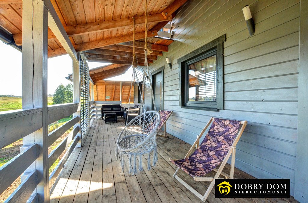 Dom z własnym dostępem do jeziora i zadaszoną banią Burbiszki  132m2 Foto 1
