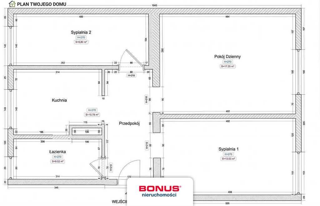 Na sprzedaż komfortowe 3-pokojowe mieszkanie 54 m² w Szczecinie Szczecin, Niebuszewo  54m2 Foto 1