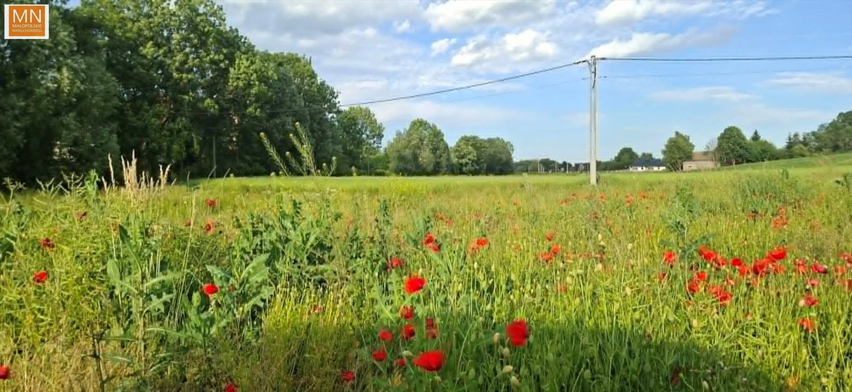 Działka 1000 m² z mediami, MPZP, blisko Krakowa - polecam Marszowice  1 000m2 Foto 1