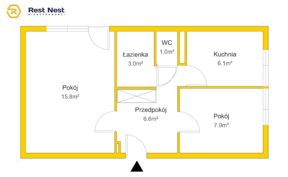 Mieszkanie dwupokojowe na sprzedaż Warszawa, Mokotów Stegny, Batumi  42m2 Foto 2