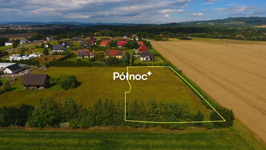 Działka budowlana 1719 m² w Jaszkowej Dolnej z mediami Jaszkowa Dolna  1 719m2 Foto 1