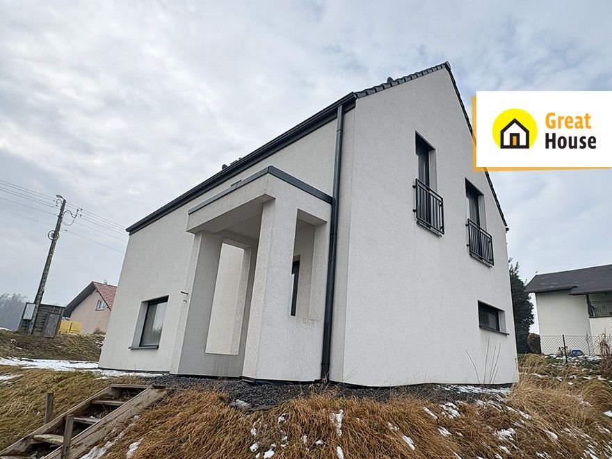 Nowoczesny dom 120 m² z tarasem i ogrodem, stan deweloperski Gogołowa, Leśna  120m2 Foto 1