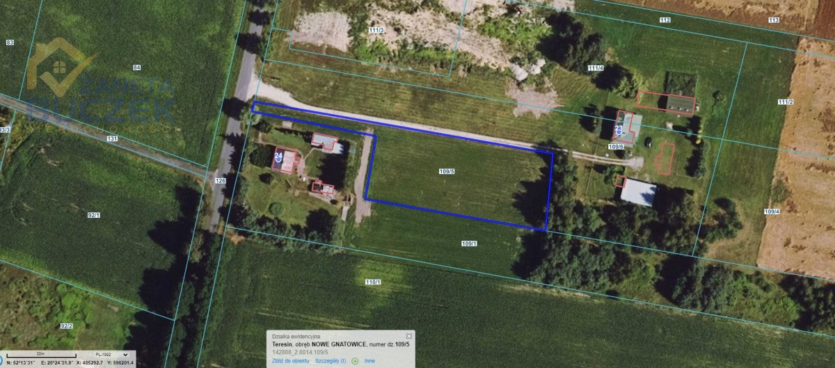 Działka 3000 m² w Nowych Gnatowicach – cisza i spokój Nowe Gnatowice  2 996m2 Foto 1