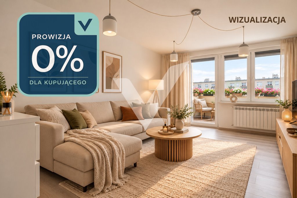 Zapraszam do 3-pokojowego mieszkania 54 m² z dużym balkonem Bydgoszcz, Kapuściska, Krzysztofa Kamila Baczyńskiego  54m2 Foto 1