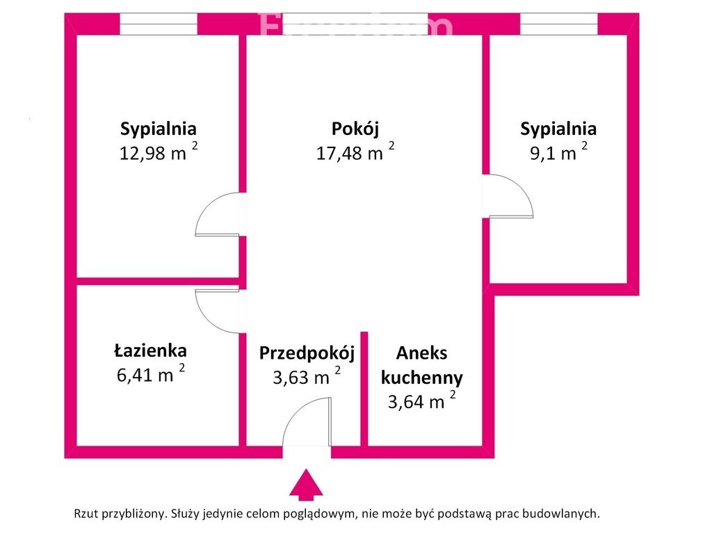 Mieszkanie trzypokojowe na sprzedaż Kraków, Ruczaj, prof. Władysława Konopczyńskiego  53m2 Foto 4