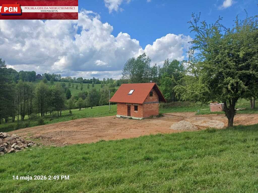 Do sprzedania dom w stanie surowym z dużą działką 3500 m² Idzików  70m2 Foto 1