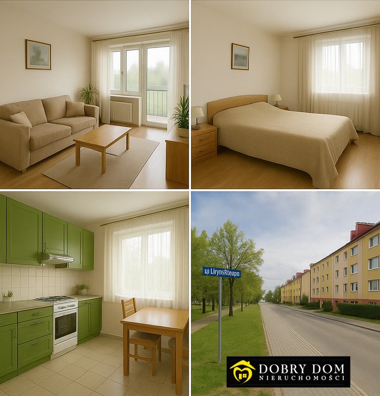 Mieszkanie dwupokojowe na sprzedaż Suwałki  55m2 Foto 1