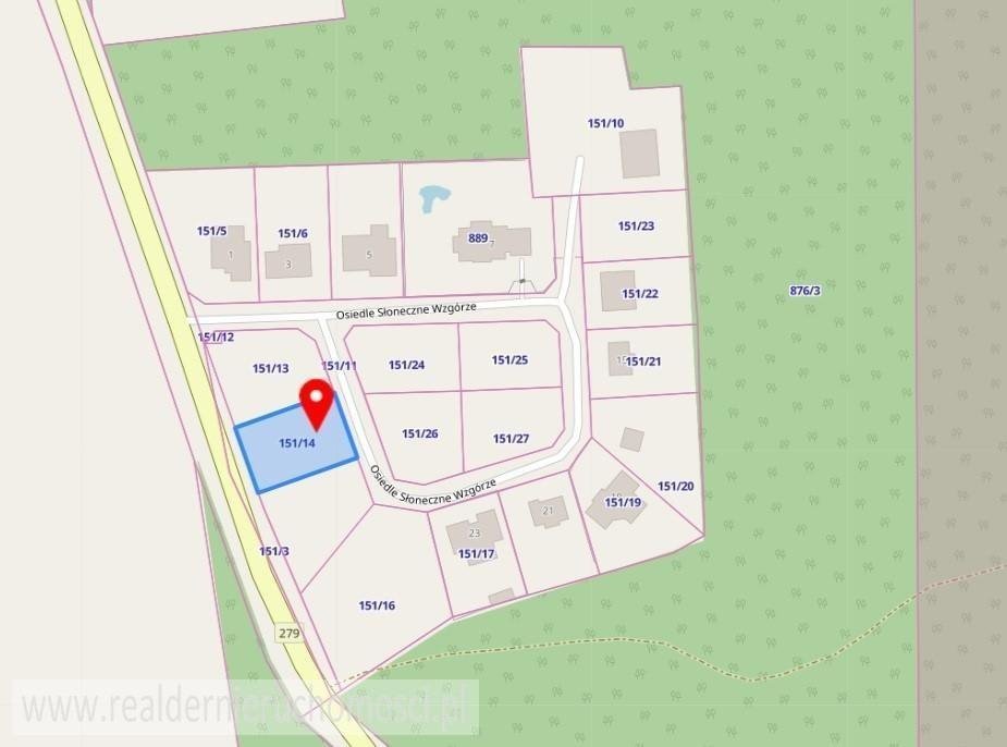 Działka budowlana 1001 m2 w Buchałowie z dostępem do asfaltu Buchałów  1 001m2 Foto 1