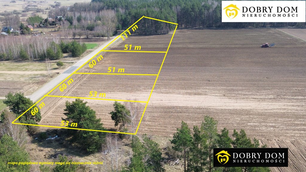 Na sprzedaż 4 działki z potencjałem na dom lub rekreację Samułki Małe  3 000m2 Foto 1