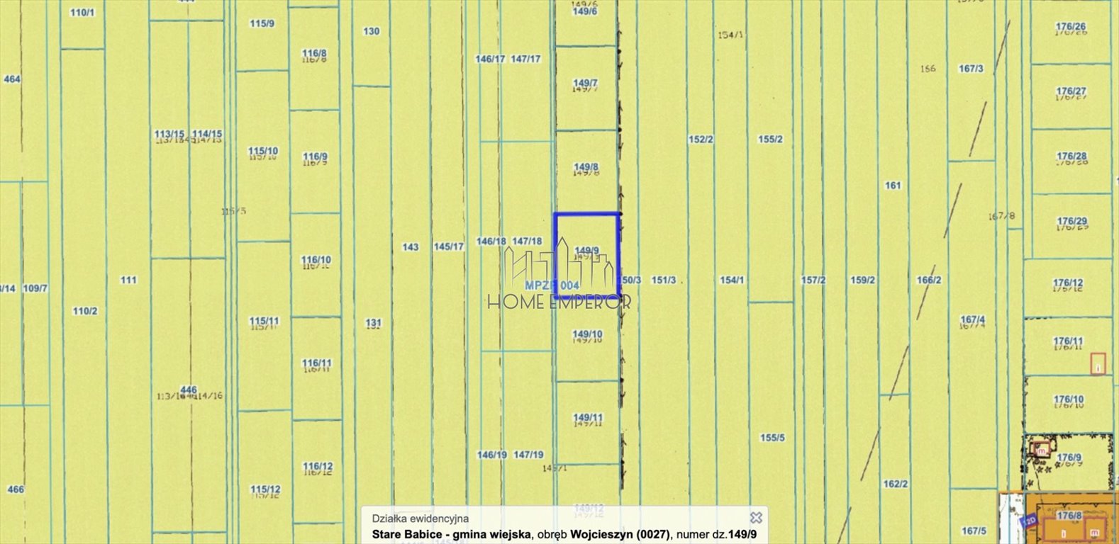 Działka rolna na sprzedaż Wojcieszyn, Trakt Królewski  1 010m2 Foto 1
