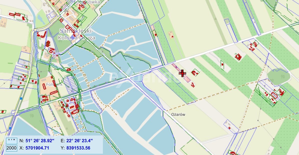 Działka 3400 m² z przyłączem elektrycznym, blisko lasu Samoklęski-Kolonia Druga  3 400m2 Foto 1
