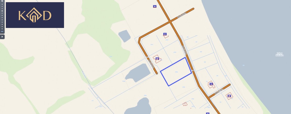 Działka 2379 m2 z lasem i dostępem do zalewu Nekielka, Nekielska  2 379m2 Foto 1